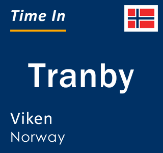 Current local time in Tranby, Viken, Norway