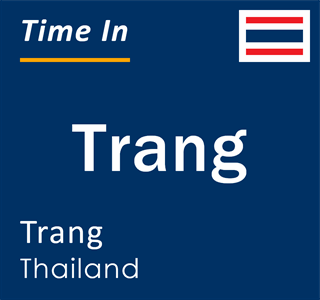 Current local time in Trang, Trang, Thailand