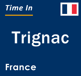 Current local time in Trignac, France