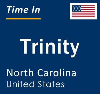 Current local time in Trinity, North Carolina, United States