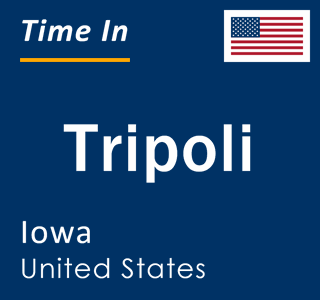 Current local time in Tripoli, Iowa, United States