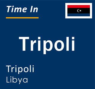 Current local time in Tripoli, Tripoli, Libya