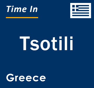 Current local time in Tsotili, Greece