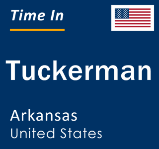 Current local time in Tuckerman, Arkansas, United States