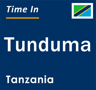 Current local time in Tunduma, Tanzania