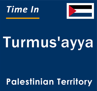 Current local time in Turmus'ayya, Palestinian Territory