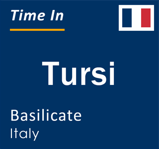 Current local time in Tursi, Basilicate, Italy