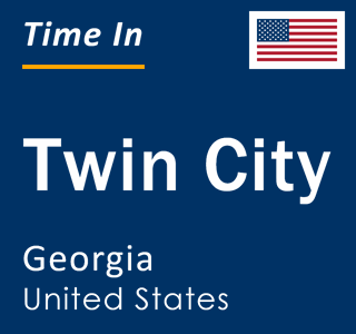 Current local time in Twin City, Georgia, United States