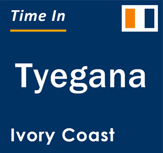 Current local time in Tyegana, Ivory Coast