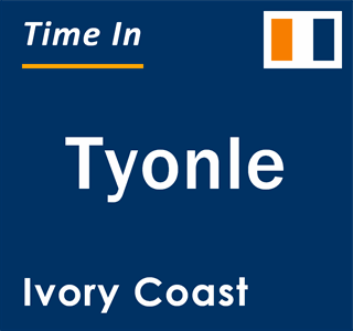 Current local time in Tyonle, Ivory Coast