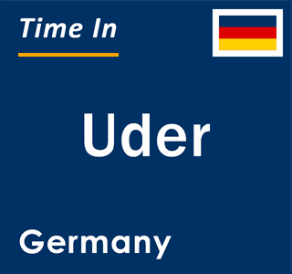 Current local time in Uder, Germany