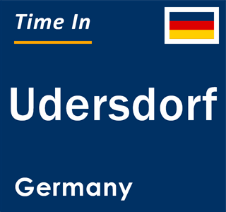 Current local time in Udersdorf, Germany