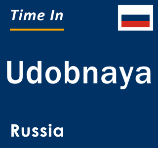 Current local time in Udobnaya, Russia