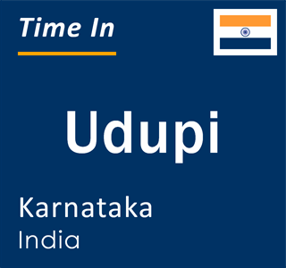 Current local time in Udupi, Karnataka, India