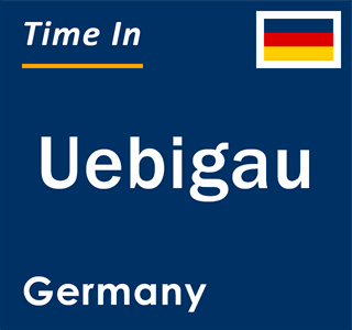 Current local time in Uebigau, Germany