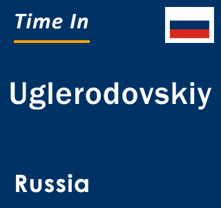 Current local time in Uglerodovskiy, Russia