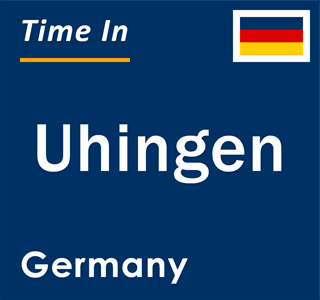 Current local time in Uhingen, Germany