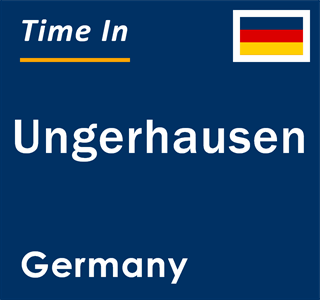 Current local time in Ungerhausen, Germany