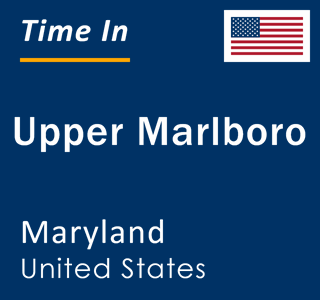 Current local time in Upper Marlboro, Maryland, United States