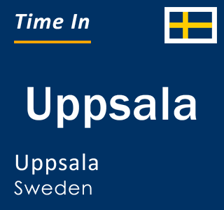 Current local time in Uppsala, Uppsala, Sweden