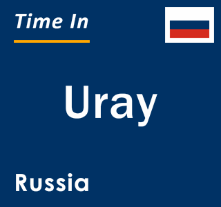 Current local time in Uray, Russia