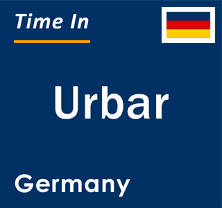 Current local time in Urbar, Germany