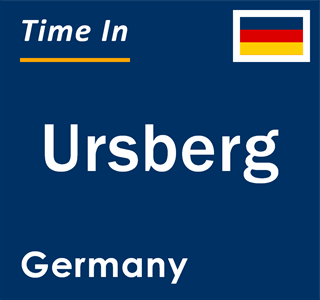 Current local time in Ursberg, Germany