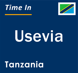 Current local time in Usevia, Tanzania