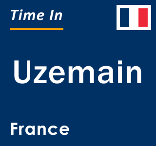 Current local time in Uzemain, France