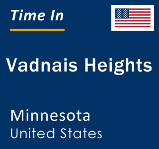 Current local time in Vadnais Heights, Minnesota, United States