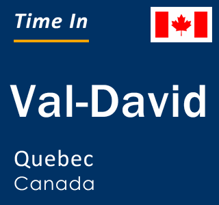 Current local time in Val-David, Quebec, Canada