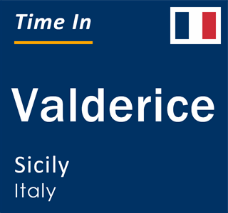 Current local time in Valderice, Sicily, Italy