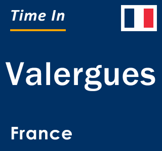 Current local time in Valergues, France