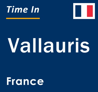 Current local time in Vallauris, France