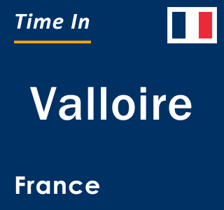 Current local time in Valloire, France