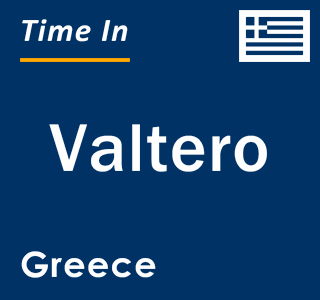 Current local time in Valtero, Greece