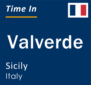 Current local time in Valverde, Sicily, Italy