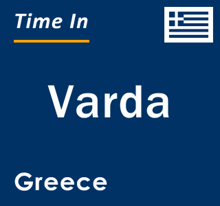 Current local time in Varda, Greece