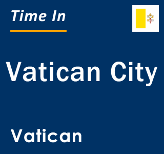 Current local time in Vatican City, Vatican