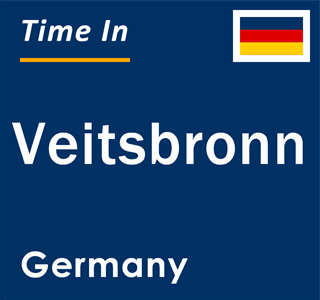 Current local time in Veitsbronn, Germany