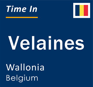 Current local time in Velaines, Wallonia, Belgium