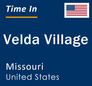 Current local time in Velda Village, Missouri, United States