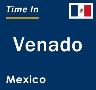 Current local time in Venado, Mexico