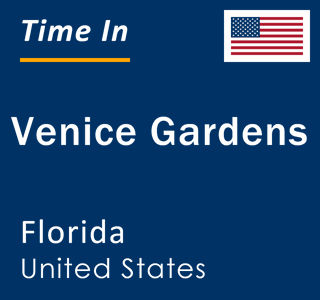 Current local time in Venice Gardens, Florida, United States