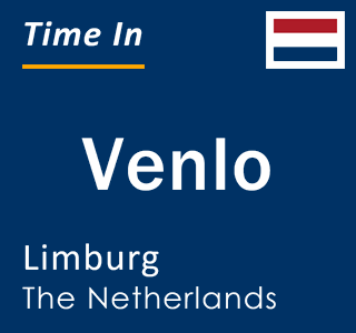 Current local time in Venlo, Limburg, The Netherlands