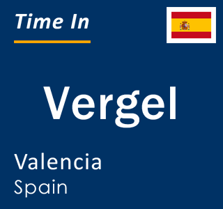 Current local time in Vergel, Valencia, Spain