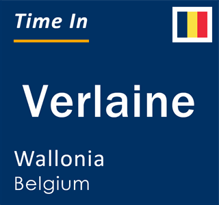 Current local time in Verlaine, Wallonia, Belgium