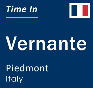 Current local time in Vernante, Piedmont, Italy