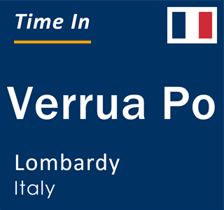 Current local time in Verrua Po, Lombardy, Italy