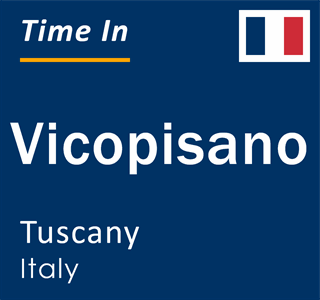 Current local time in Vicopisano, Tuscany, Italy